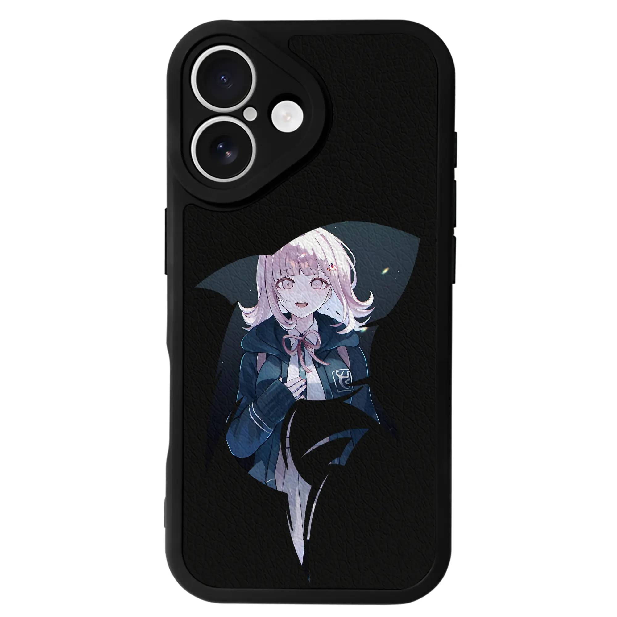 ダンガンロンパ グッズ,七海千秋 - IPhone 16シリーズ対応 ・ シリコンスマホケース ・ レザー調 ・ 高精度フィット ・ 耐衝撃 ・ ワイヤレス充電対応 ・ 精密カット